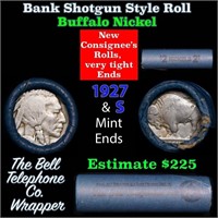 Buffalo Nickel Shotgun Roll in Old Bank Style 'Bel