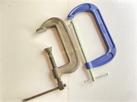 Pair of large C clamps