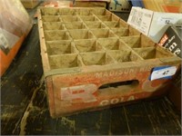 RC soda (Madison) wood soda crate