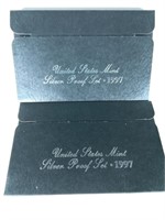 (2) 1997 Silver Proof Sets United States Mint