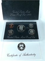 1998 Silver Proof Set United States Mint