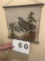 Japanese Mountain Wall Hanging