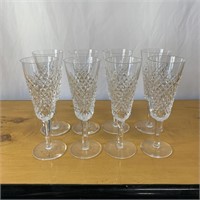 Set 8 Waterford Alana Champagne Flutes