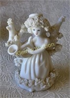 1900's camille naudot porcelain cherub figurine