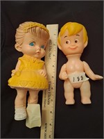 vintage bam bam and 1958 Edward Mobeley Arrow doll