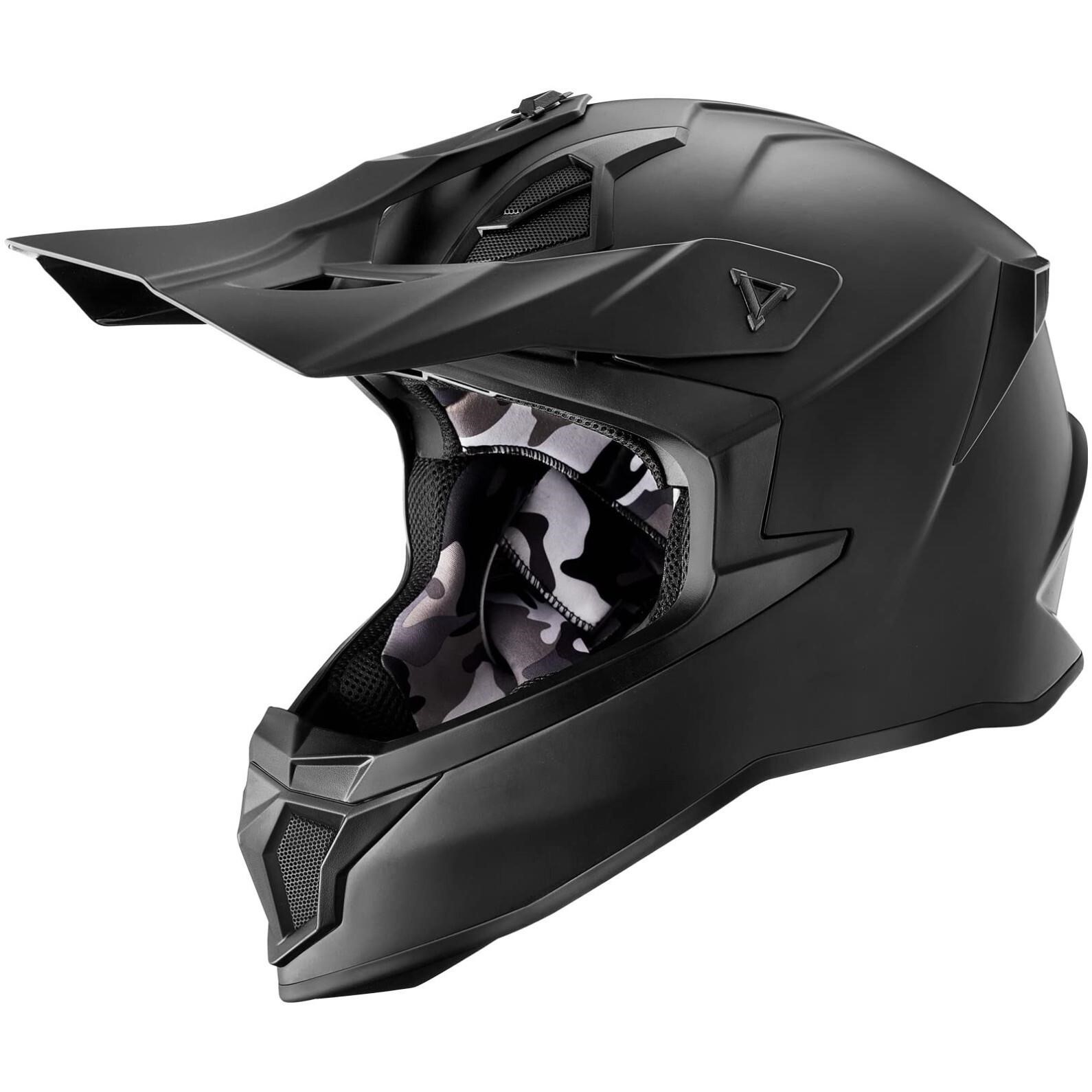 ILM Adult Dirt Bike Fiberglass Helmet Lightweight
