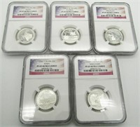 2004 S SILVER PROOF QTR SET NGC PF69 UC