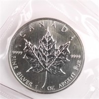 1989 Silver 1oz Maple Leaf