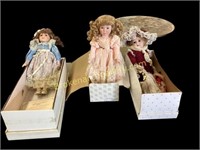 Three Collector Dolls