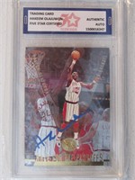 HAKEEM OLAJUWON AUTHENTIC AUTO CARD FSG