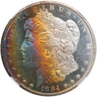 $1 1884-CC NGC MS66+ PL