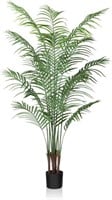 CROSOFMI Artificial Areca Palm Tree 5.5 Ft