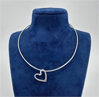 Sterling Silver Heart Necklace