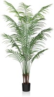 CROSOFMI Artificial Areca Palm Tree 5 Ft