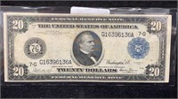 Currency: 1914 $20 FRN "Cleveland" Large Size Note