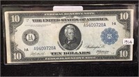 Currency: 1914 $10 FRN "Jackson" Large Size Note