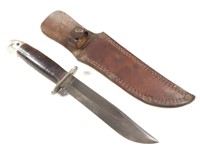 WESTERN BOULDER COLO 6" MILITARY KNIFE W/ BLUEING