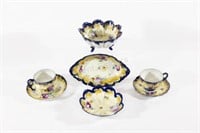 1890's Royal Nippon Porcelain Bowls, Tea Cups