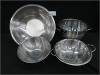 2 S/S BOWL - 2 S/S STRAINERS