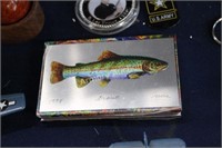 FISH DECORATED MATCH BOX HOLDER