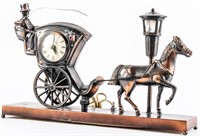 Sessions United Motion Clock Horse & Carriage