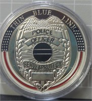 Police officer challenge coin