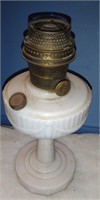 1940s Milk Glass Aladdin Lincoln Drape Oil Lamp!