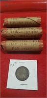 (1) 1963 Quarter & Assorted Wheat Pennies
