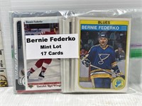 17 Bernie Federko hockey cards