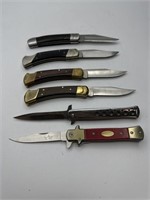 (6) large pocket knives