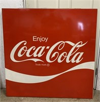Heavy Metal Single Sided Coca Cola Sign