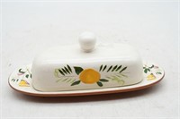 Stangl Pottery Fruit and Flowers Butter Dish w/