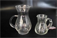Heritage by Princess House Pitcher & Creamer