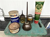 Grouping of Oil Cans & Tins