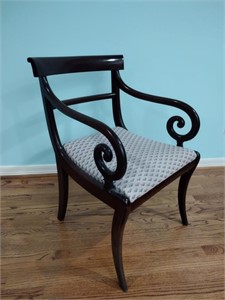 Mahagony Regency Style Arm Chair