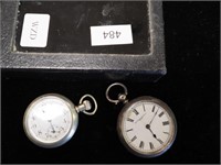 Women's open face pocket watch with