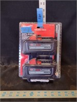 MILWAUKEE M18 Red Lithium Battery Packs