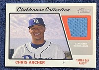CHRIS ARCHER 2015 CLUBHOUSE COLLECTION RELIC