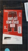 Men's 32 x 32 stretch boot cut jeans