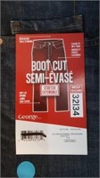 Men's 32 x 34 stretch boot cut jeans