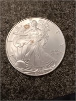 2006 silver eagle coin .999 silver