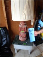 Lamp, bench