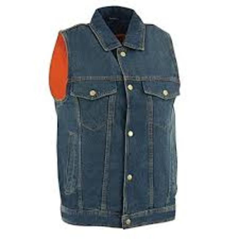 Milwaukee Jean Jacket Vest - SMALL