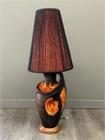 MCM Flame Pottery Lamp