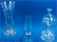 Lot of Crystal and Glass Vases