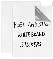 Peel and stick dry erase sheets 6
