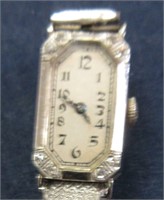 Glycine 18kt Gold & Plat. Wrist Watch