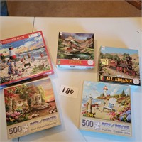 Puzzle Lot- Train, Lighthouse and Gazebo