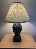 Decorative pottery pineapple lamp