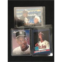 Three Michael Jordan Baseball Cards